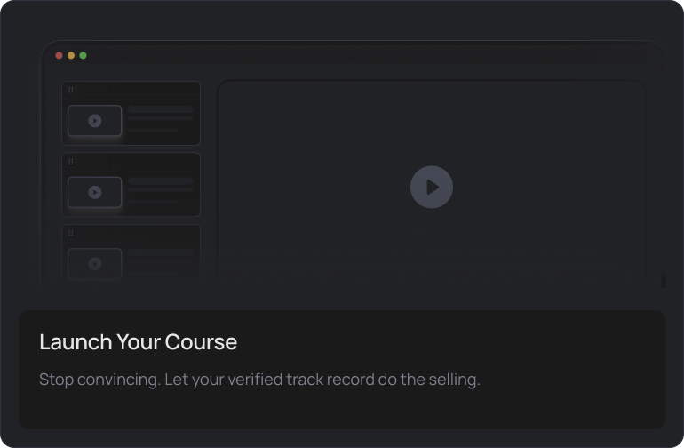 Launch your course