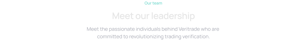 Meet the Team